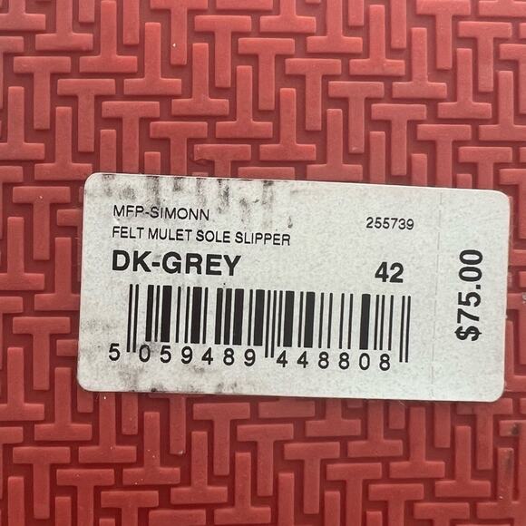 Ted Baker The Felt Mulet Sole Slide On Slipper Men Size 42 EU - Picture 6 of 8